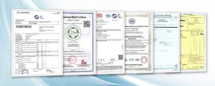 LonierHerb Certificate